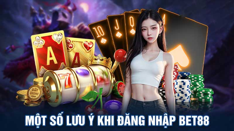 Một số lưu ý khi đăng nhập Bet88